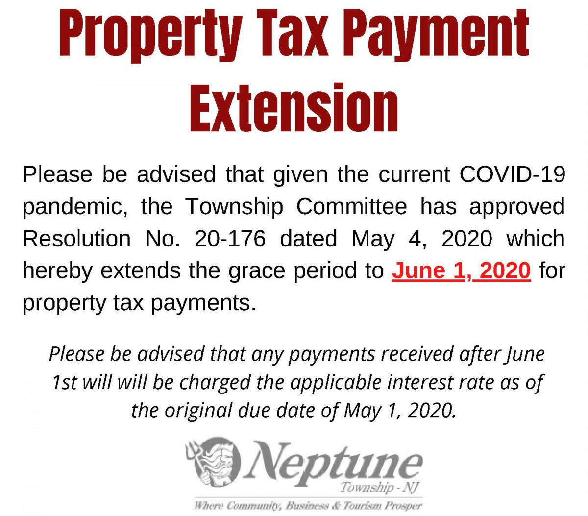 Tax Office Neptune Township